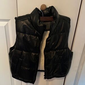 Ci Sono Black Puffer Vest for Kids